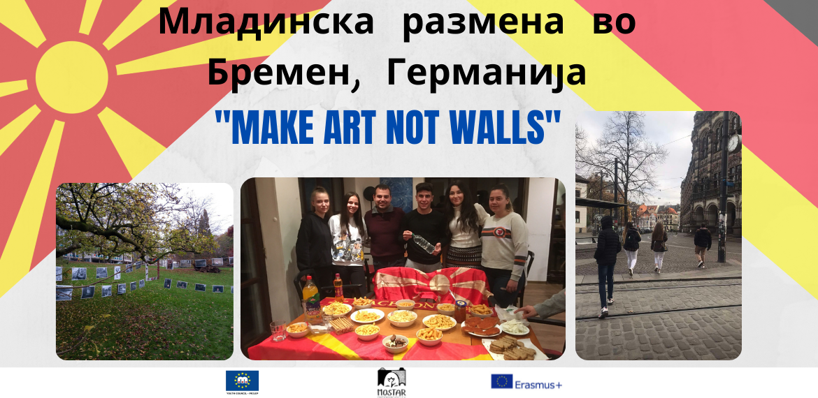 Youth Exchange in Bremen, Germany - '' Make Art Not Walls''